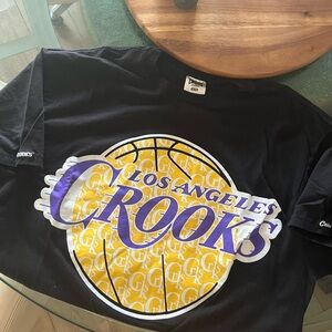 Black Crooks & Castles Los Angeles Crooks Graphic Tee